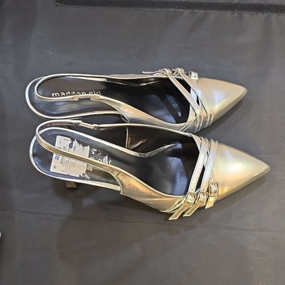 BRAND NEW MADDEN GIRL POINTED TOE BACKLESS HIGH HEELS SANDAL G1 - Picture 12 of 16